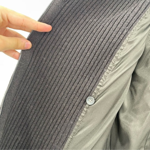 Max Mara lana virgin wool cashmere zipper jacket/blazer size 8 - Picture 9 of 10